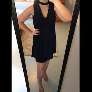 Francesca’s - navy blue cocktail dress